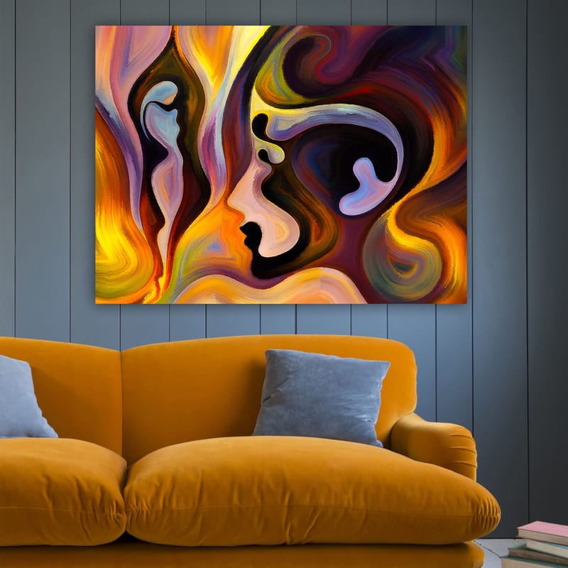 DEKORATIV CANVASTAVLA 70x100 cm Flerfärgad - Inredning & dekor - Tavlor & konst - Canvastavla
