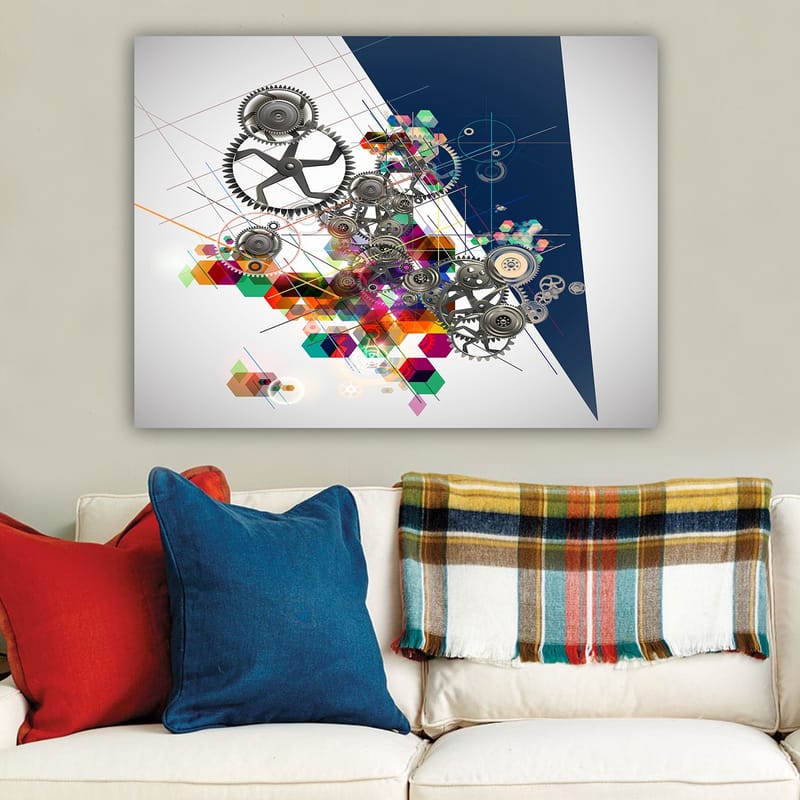 DEKORATIV CANVASTAVLA 70x100 cm Flerfärgad - Inredning & dekor - Tavlor & konst - Canvastavla