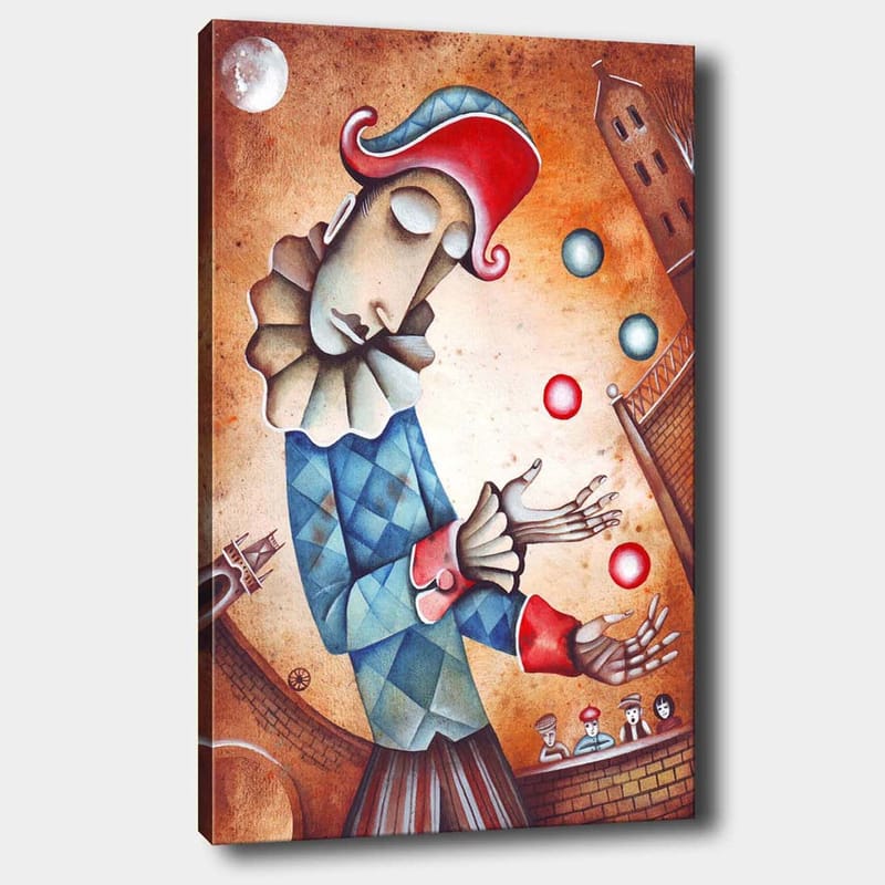 DEKORATIV CANVASTAVLA 70x100 cm Flerfärgad - Inredning & dekor - Tavlor & konst - Canvastavla