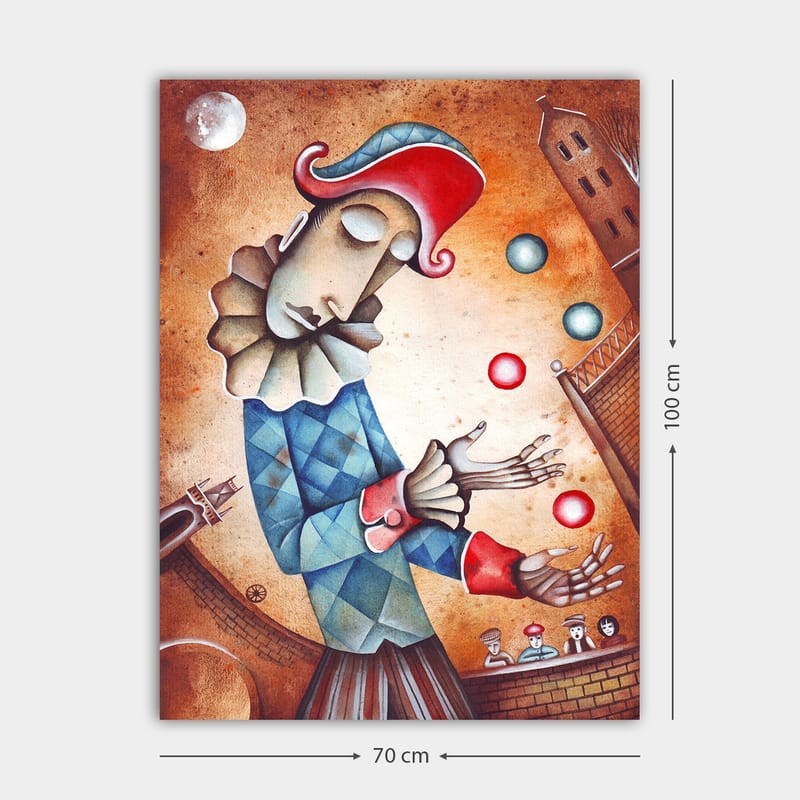 DEKORATIV CANVASTAVLA 70x100 cm Flerfärgad - Inredning & dekor - Tavlor & konst - Canvastavla