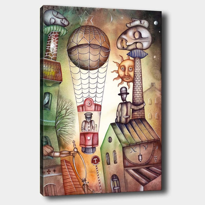 DEKORATIV CANVASTAVLA 70x100 cm Flerfärgad - Inredning & dekor - Tavlor & konst - Canvastavla