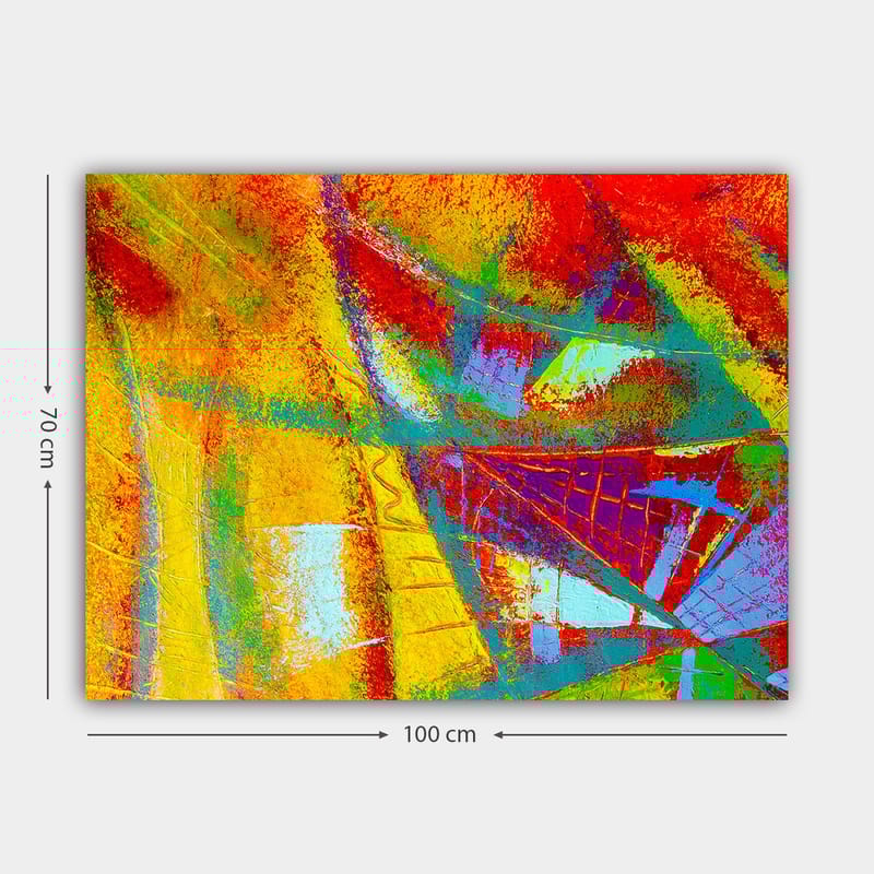 DEKORATIV CANVASTAVLA 70x100 cm Flerfärgad - Inredning & dekor - Tavlor & konst - Canvastavla