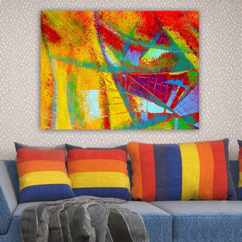 DEKORATIV CANVASTAVLA 70x100 cm Flerfärgad - Inredning & dekor - Tavlor & konst - Canvastavla