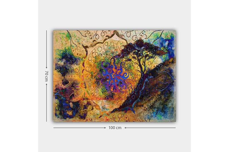 DEKORATIV CANVASTAVLA 70x100 cm Flerfärgad - Inredning & dekor - Tavlor & konst - Canvastavla