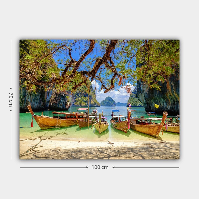 DEKORATIV CANVASTAVLA 70x100 cm Flerfärgad - Inredning & dekor - Tavlor & konst - Canvastavla
