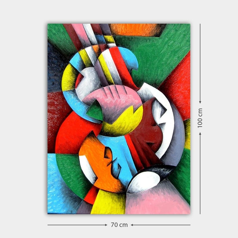 DEKORATIV CANVASTAVLA 70x100 cm Flerfärgad - Inredning & dekor - Tavlor & konst - Canvastavla