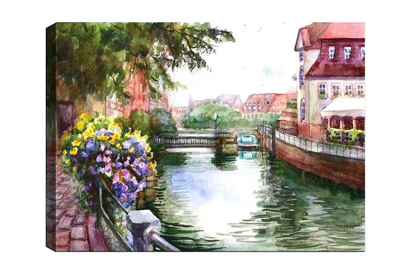 DEKORATIV CANVASTAVLA 70x100 cm Flerfärgad - Inredning & dekor - Tavlor & konst - Canvastavla
