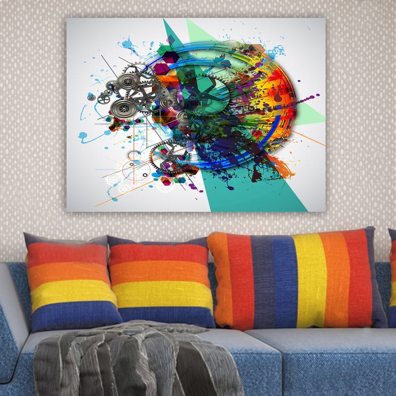 DEKORATIV CANVASTAVLA 70x100 cm Flerfärgad - Inredning & dekor - Tavlor & konst - Canvastavla