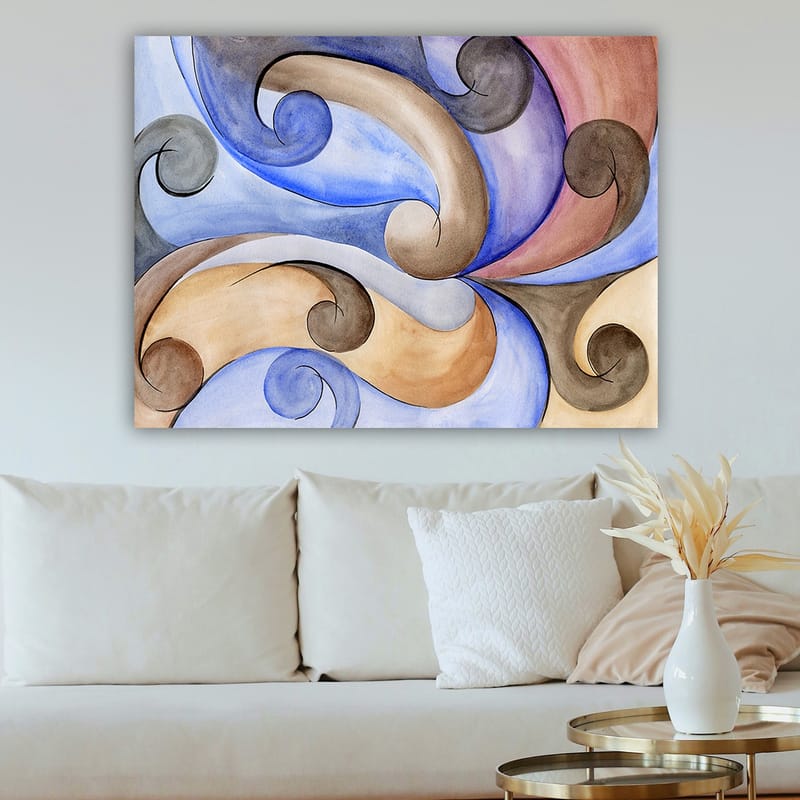 DEKORATIV CANVASTAVLA 70x100 cm Flerfärgad - Inredning & dekor - Tavlor & konst - Canvastavla
