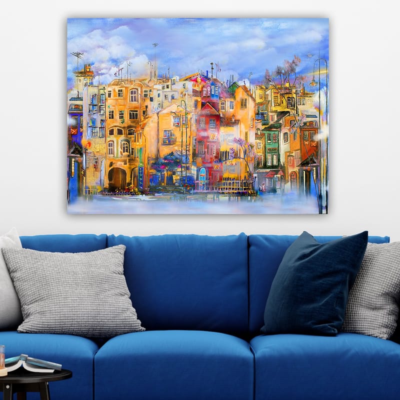 DEKORATIV CANVASTAVLA 70x100 cm Flerfärgad - Inredning & dekor - Tavlor & konst - Canvastavla