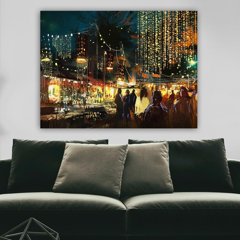 DEKORATIV CANVASTAVLA 70x100 cm Flerfärgad - Inredning & dekor - Tavlor & konst - Canvastavla