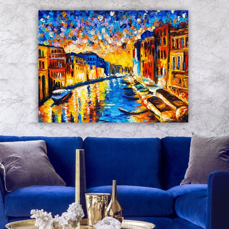 DEKORATIV CANVASTAVLA 70x100 cm Flerfärgad - Inredning & dekor - Tavlor & konst - Canvastavla