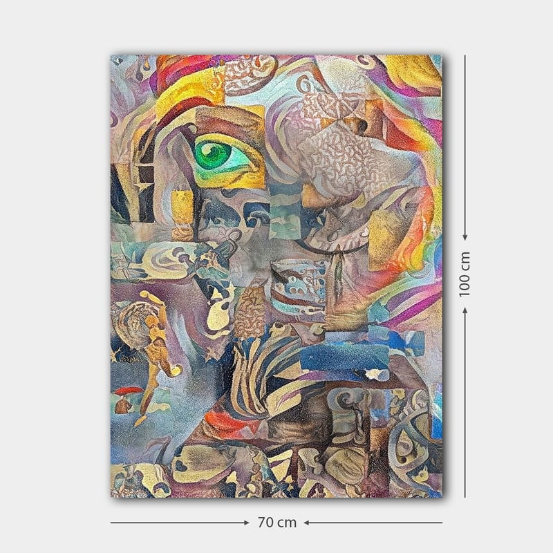 DEKORATIV CANVASTAVLA 70x100 cm Flerfärgad - Inredning & dekor - Tavlor & konst - Canvastavla