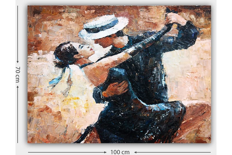 DEKORATIV CANVASTAVLA 70x100 cm Flerfärgad - Inredning & dekor - Tavlor & konst - Canvastavla