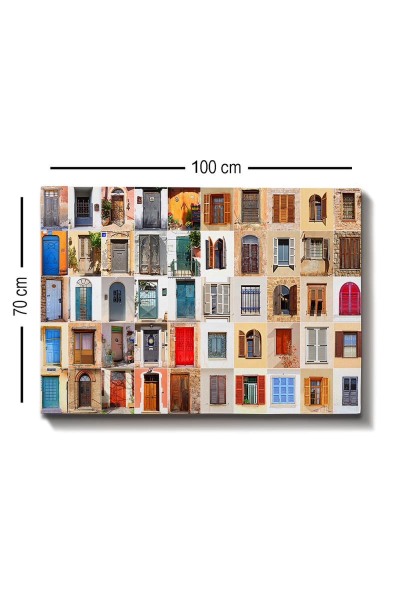DEKORATIV CANVASTAVLA 70x100 cm Flerfärgad - Inredning & dekor - Tavlor & konst - Canvastavla