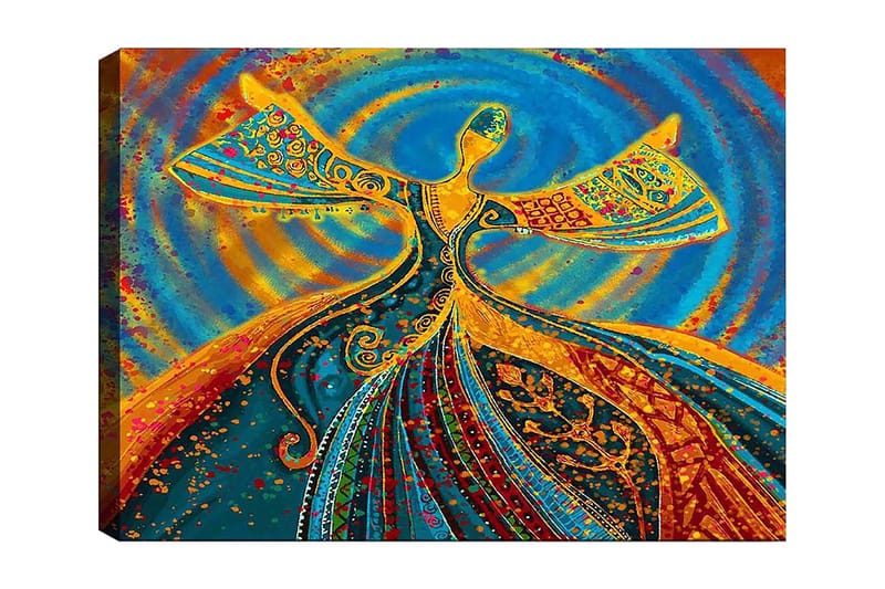 DEKORATIV CANVASTAVLA 70x100 cm Flerfärgad - Inredning & dekor - Tavlor & konst - Canvastavla