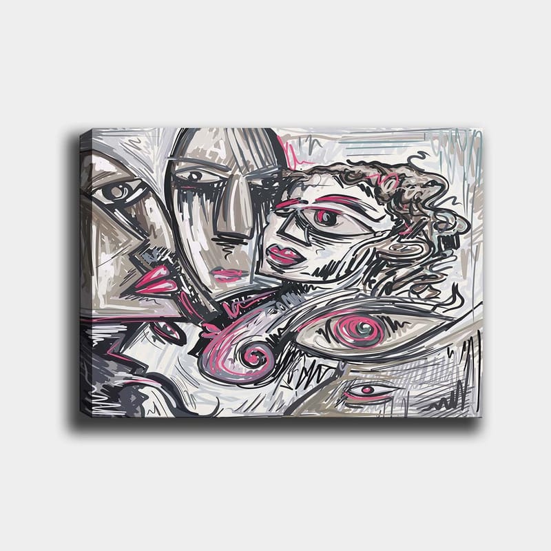 DEKORATIV CANVASTAVLA 70x100 cm Flerfärgad - Inredning & dekor - Tavlor & konst - Canvastavla