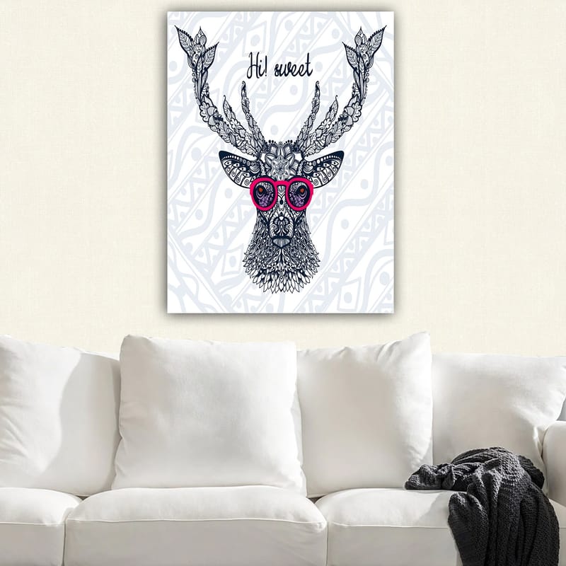 DEKORATIV CANVASTAVLA 70x100 cm Flerfärgad - Inredning & dekor - Tavlor & konst - Canvastavla