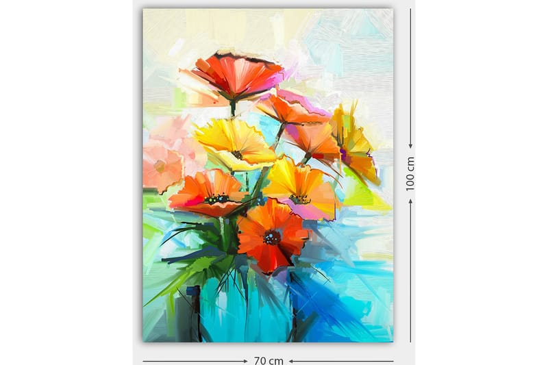 DEKORATIV CANVASTAVLA 70x100 cm Flerfärgad - Inredning & dekor - Tavlor & konst - Canvastavla