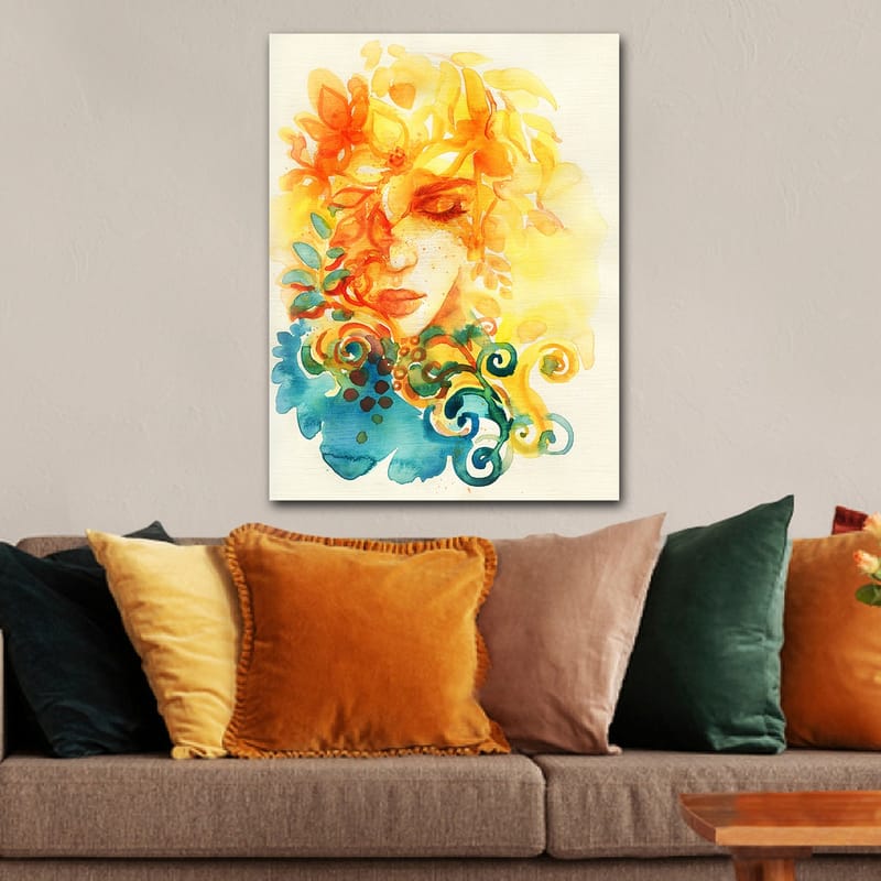 DEKORATIV CANVASTAVLA 70x100 cm Flerfärgad - Inredning & dekor - Tavlor & konst - Canvastavla