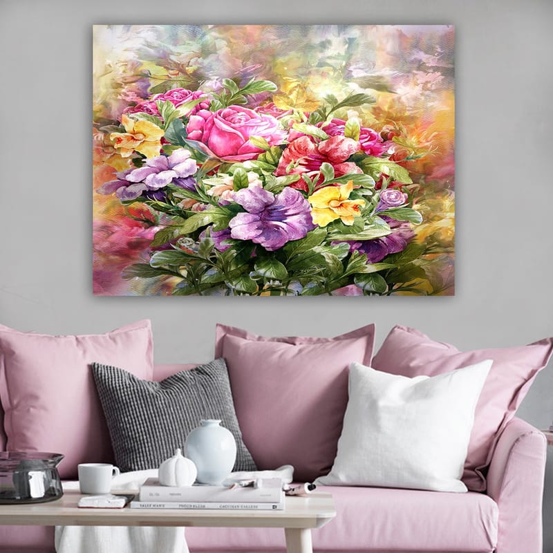 DEKORATIV CANVASTAVLA 70x100 cm Flerfärgad - Inredning & dekor - Tavlor & konst - Canvastavla