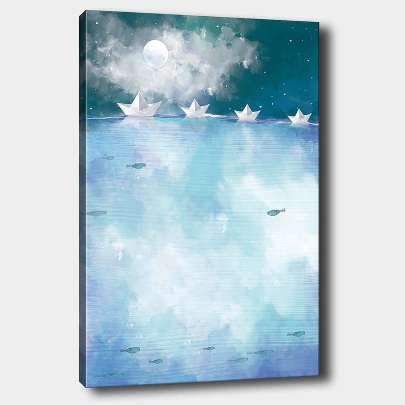 DEKORATIV CANVASTAVLA 70x100 cm Flerfärgad - Inredning & dekor - Tavlor & konst - Canvastavla