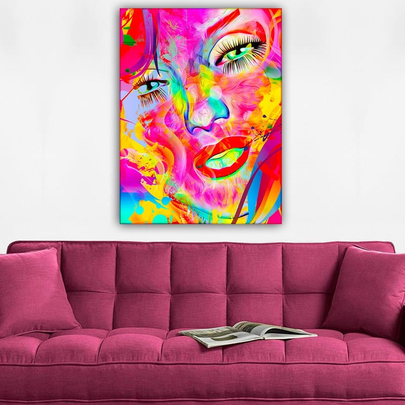 DEKORATIV CANVASTAVLA 70x100 cm Flerfärgad - Inredning & dekor - Tavlor & konst - Canvastavla