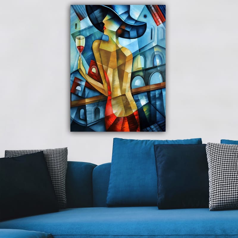 DEKORATIV CANVASTAVLA 70x100 cm Flerfärgad - Inredning & dekor - Tavlor & konst - Canvastavla