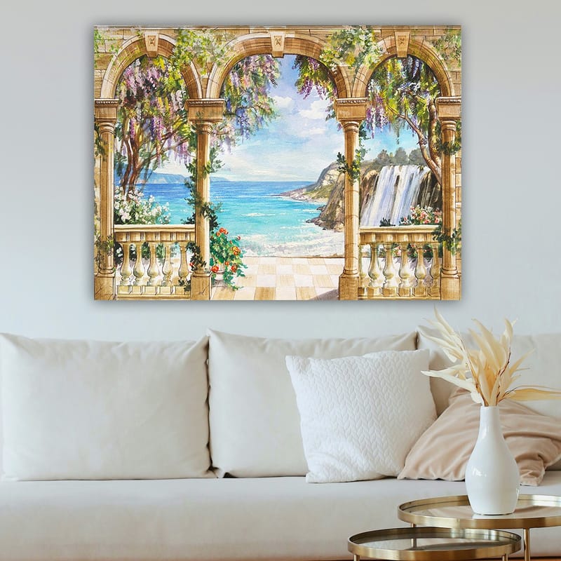 DEKORATIV CANVASTAVLA 70x100 cm Flerfärgad - Inredning & dekor - Tavlor & konst - Canvastavla