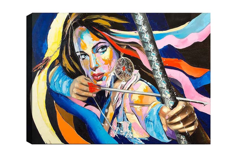 DEKORATIV CANVASTAVLA 70x100 cm Flerfärgad - Inredning & dekor - Tavlor & konst - Canvastavla