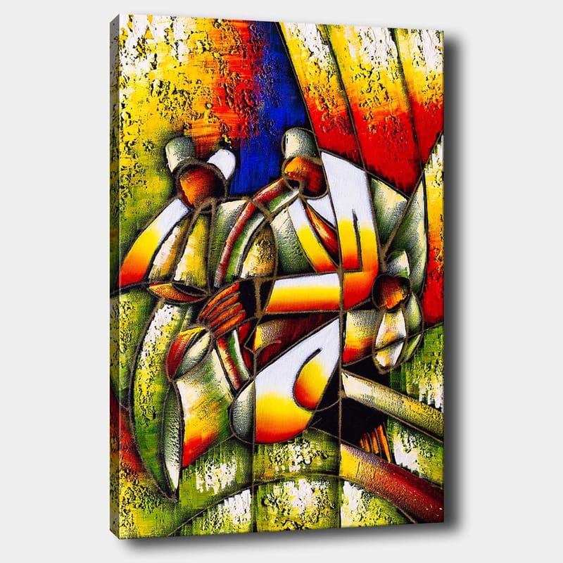 DEKORATIV CANVASTAVLA 70x100 cm Flerfärgad - Inredning & dekor - Tavlor & konst - Canvastavla