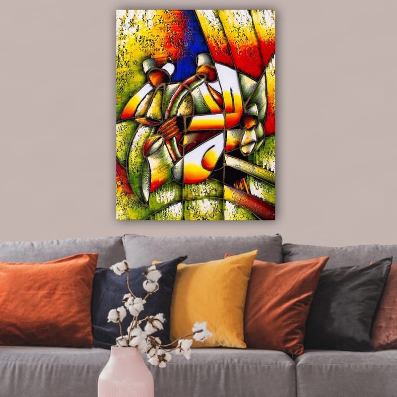 DEKORATIV CANVASTAVLA 70x100 cm Flerfärgad - Inredning & dekor - Tavlor & konst - Canvastavla