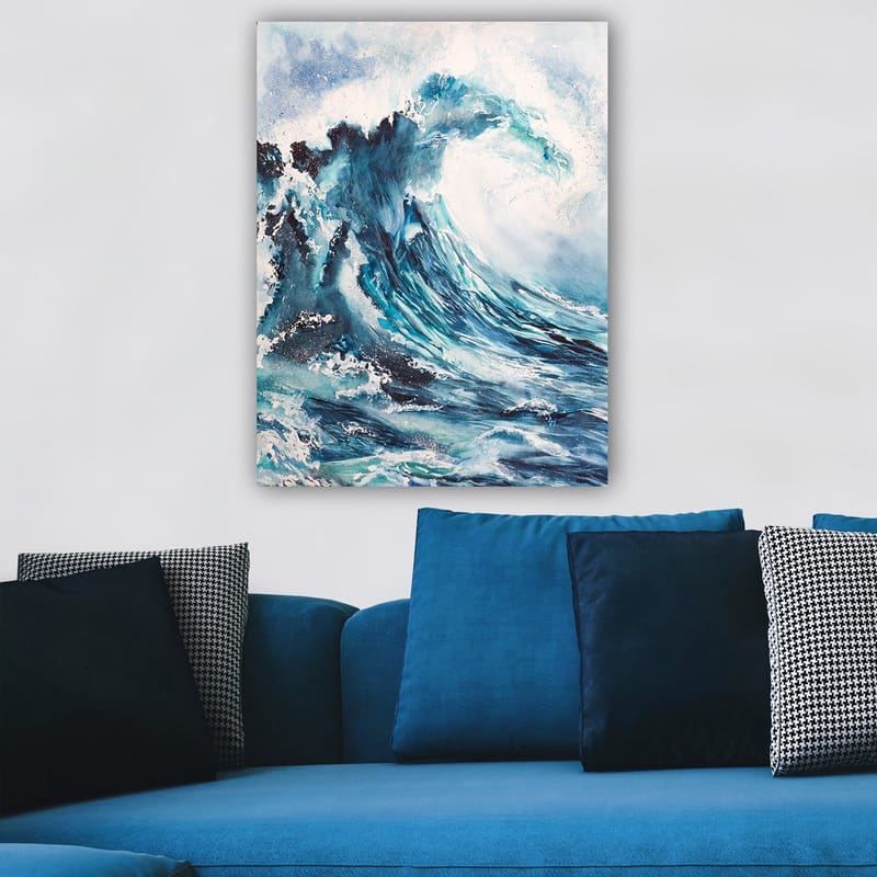 DEKORATIV CANVASTAVLA 70x100 cm Flerfärgad - Inredning & dekor - Tavlor & konst - Canvastavla