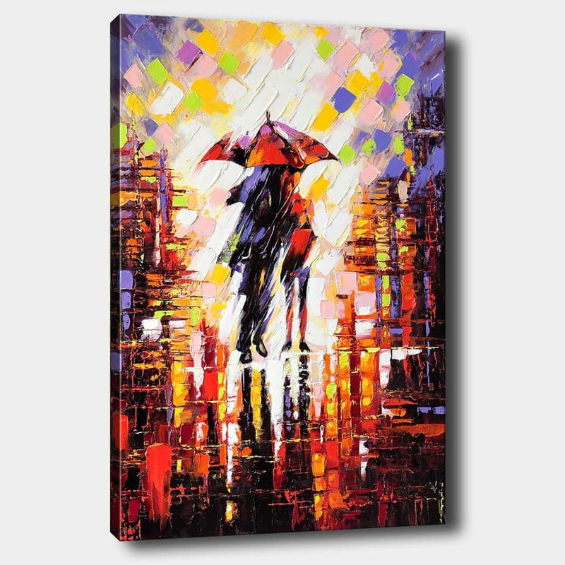 DEKORATIV CANVASTAVLA 70x100 cm Flerfärgad - Inredning & dekor - Tavlor & konst - Canvastavla