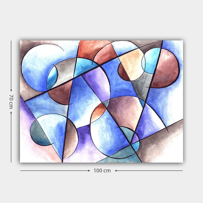 DEKORATIV CANVASTAVLA 70x100 cm Flerfärgad - Inredning & dekor - Tavlor & konst - Canvastavla