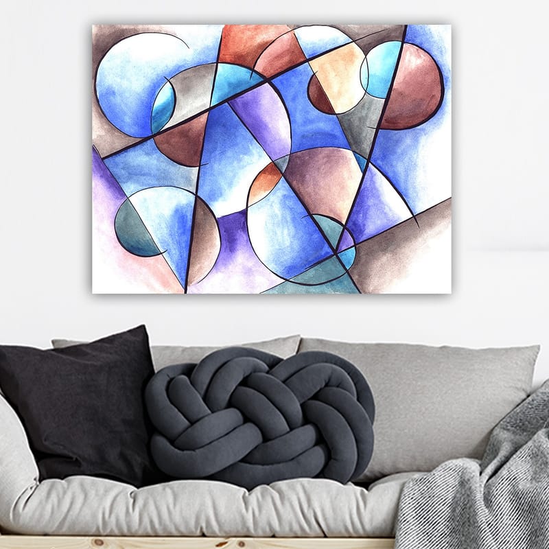 DEKORATIV CANVASTAVLA 70x100 cm Flerfärgad - Inredning & dekor - Tavlor & konst - Canvastavla
