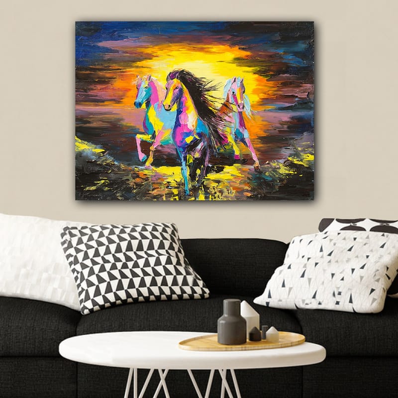 DEKORATIV CANVASTAVLA 70x100 cm Flerfärgad - Inredning & dekor - Tavlor & konst - Canvastavla