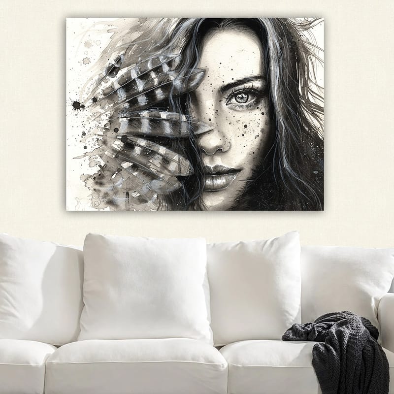 DEKORATIV CANVASTAVLA 70x100 cm Flerfärgad - Inredning & dekor - Tavlor & konst - Canvastavla