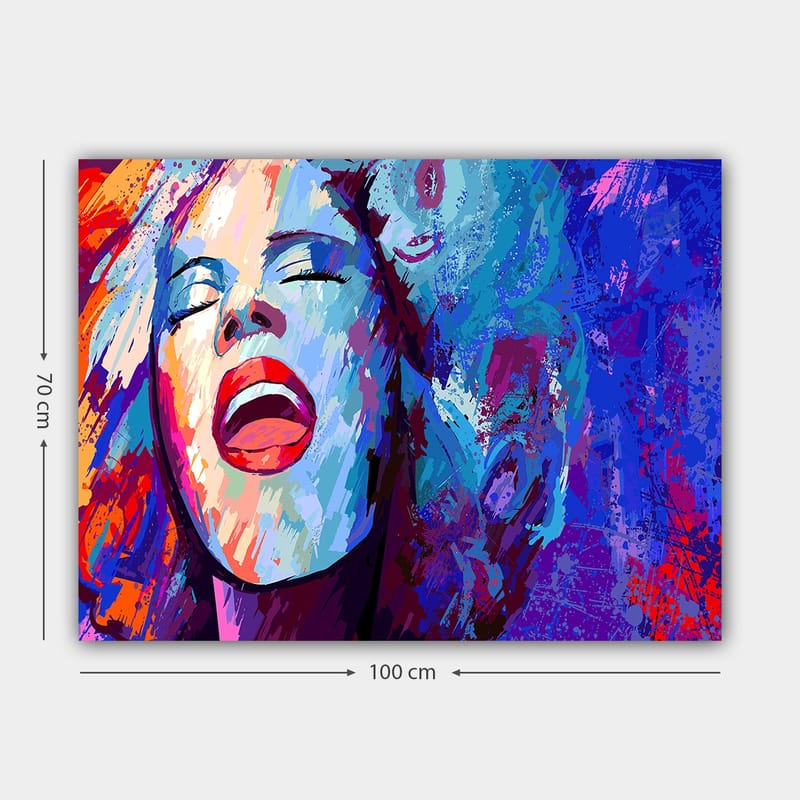 DEKORATIV CANVASTAVLA 70x100 cm Flerfärgad - Inredning & dekor - Tavlor & konst - Canvastavla