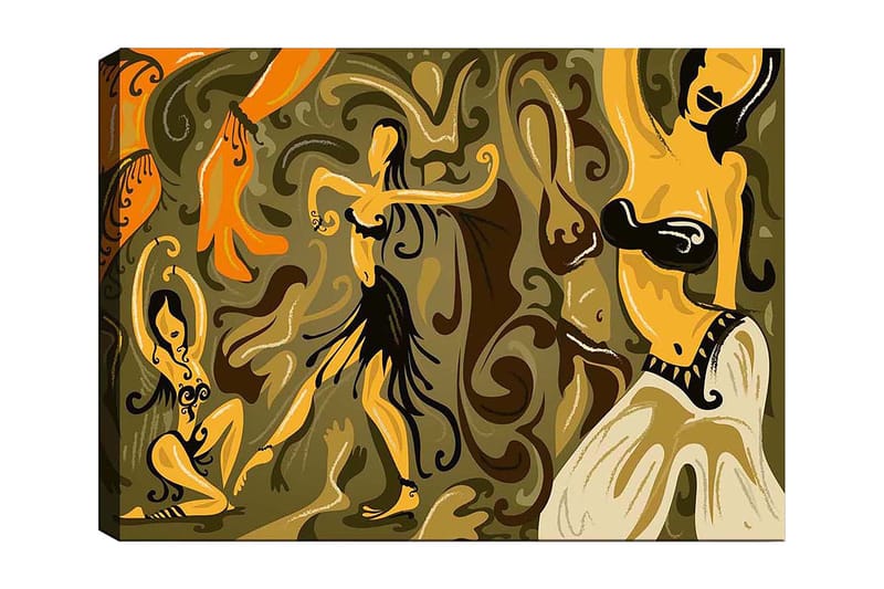 DEKORATIV CANVASTAVLA 70x100 cm Flerfärgad - Inredning & dekor - Tavlor & konst - Canvastavla