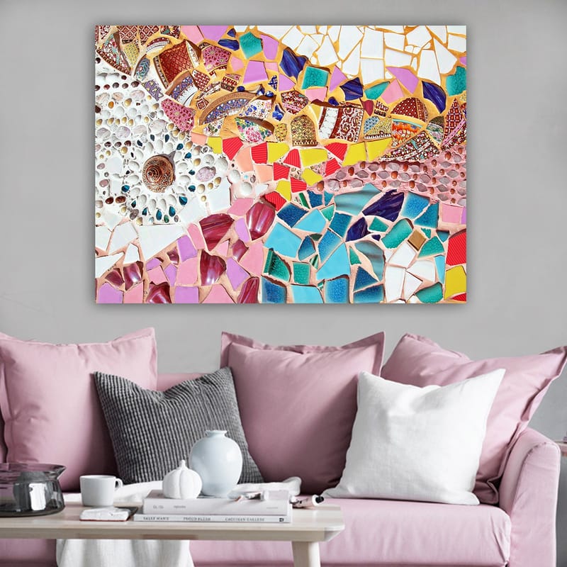 DEKORATIV CANVASTAVLA 70x100 cm Flerfärgad - Inredning & dekor - Tavlor & konst - Canvastavla