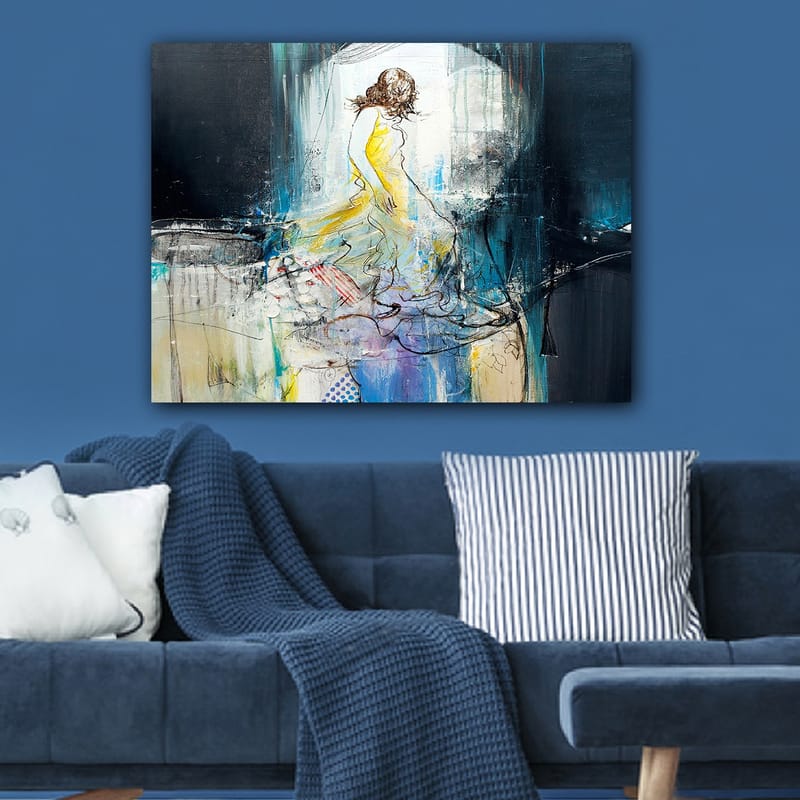 DEKORATIV CANVASTAVLA 70x100 cm Flerfärgad - Inredning & dekor - Tavlor & konst - Canvastavla