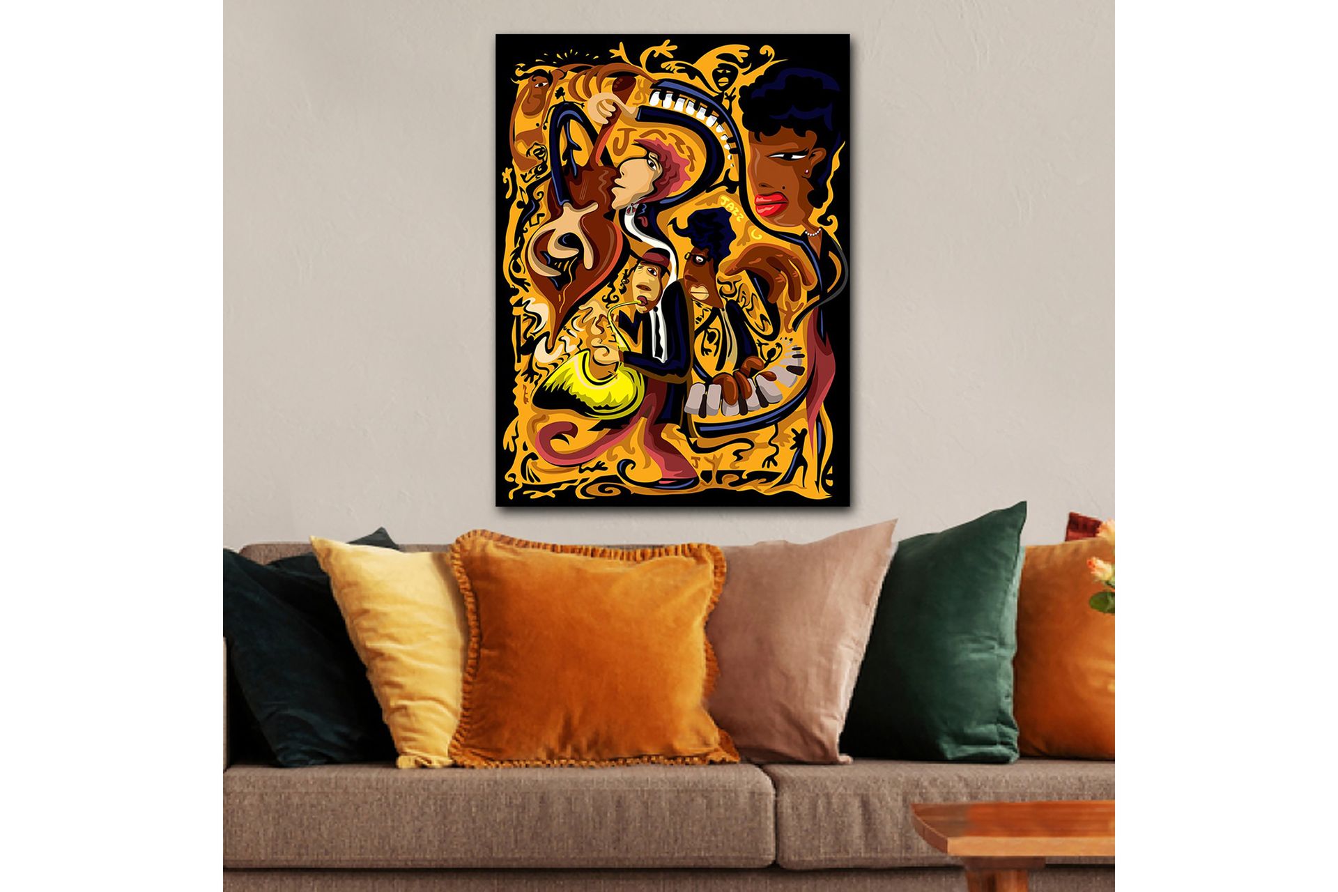 DEKORATIV CANVASTAVLA 70x100 cm Flerfärgad - Inredning & dekor - Tavlor & konst - Canvastavla