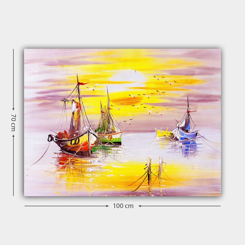 DEKORATIV CANVASTAVLA 70x100 cm Flerfärgad - Inredning & dekor - Tavlor & konst - Canvastavla