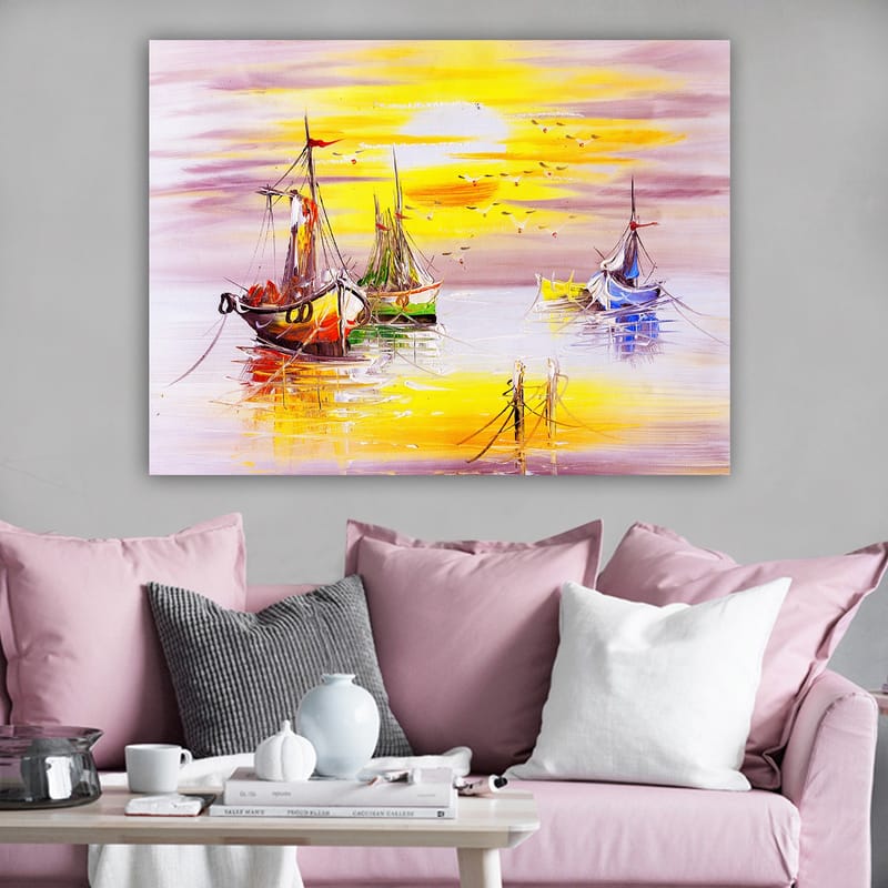 DEKORATIV CANVASTAVLA 70x100 cm Flerfärgad - Inredning & dekor - Tavlor & konst - Canvastavla