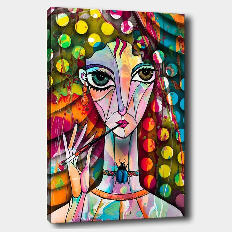 DEKORATIV CANVASTAVLA 70x100 cm Flerfärgad - Inredning & dekor - Tavlor & konst - Canvastavla