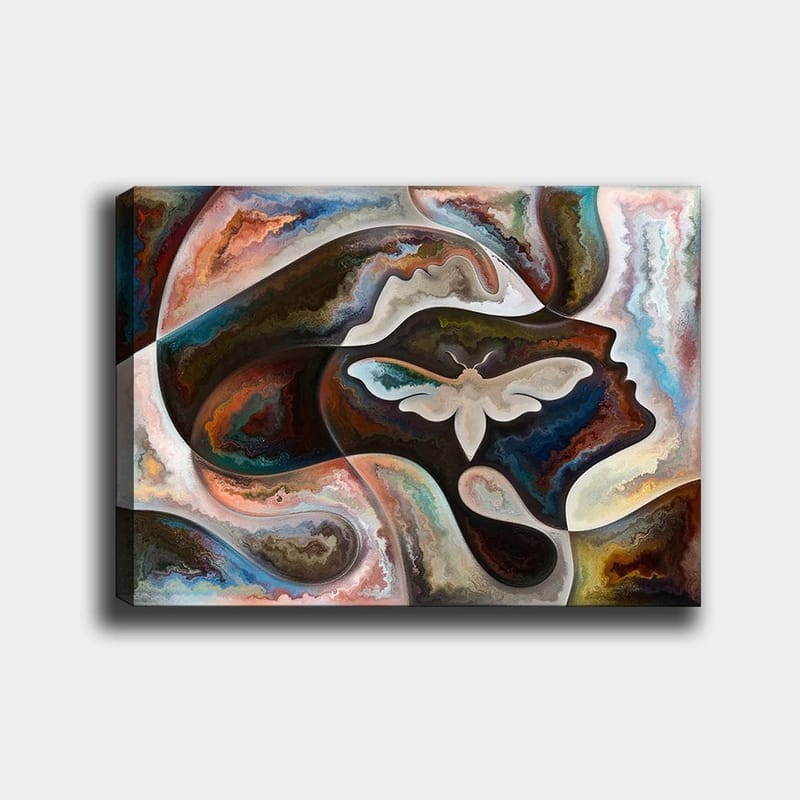 DEKORATIV CANVASTAVLA 70x100 cm Flerfärgad - Inredning & dekor - Tavlor & konst - Canvastavla