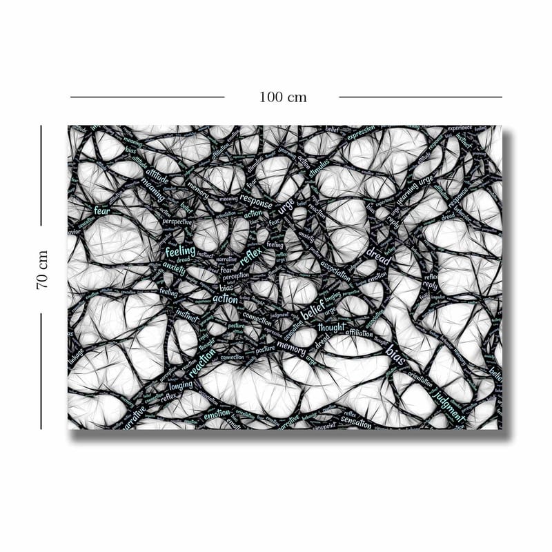 DEKORATIV CANVASTAVLA 70x100 cm Flerfärgad - Inredning & dekor - Tavlor & konst - Canvastavla