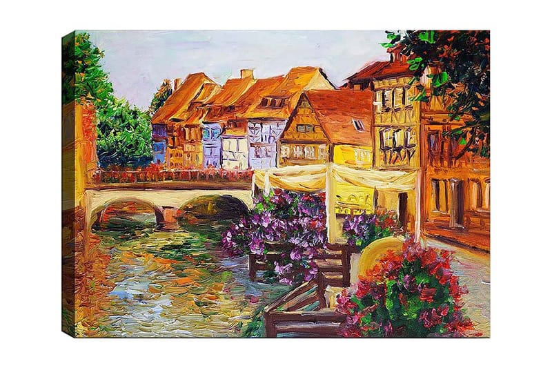 DEKORATIV CANVASTAVLA 70x100 cm Flerfärgad - Inredning & dekor - Tavlor & konst - Canvastavla