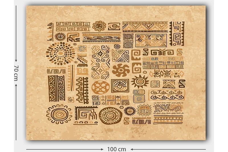 DEKORATIV CANVASTAVLA 70x100 cm Flerfärgad - Inredning & dekor - Tavlor & konst - Canvastavla